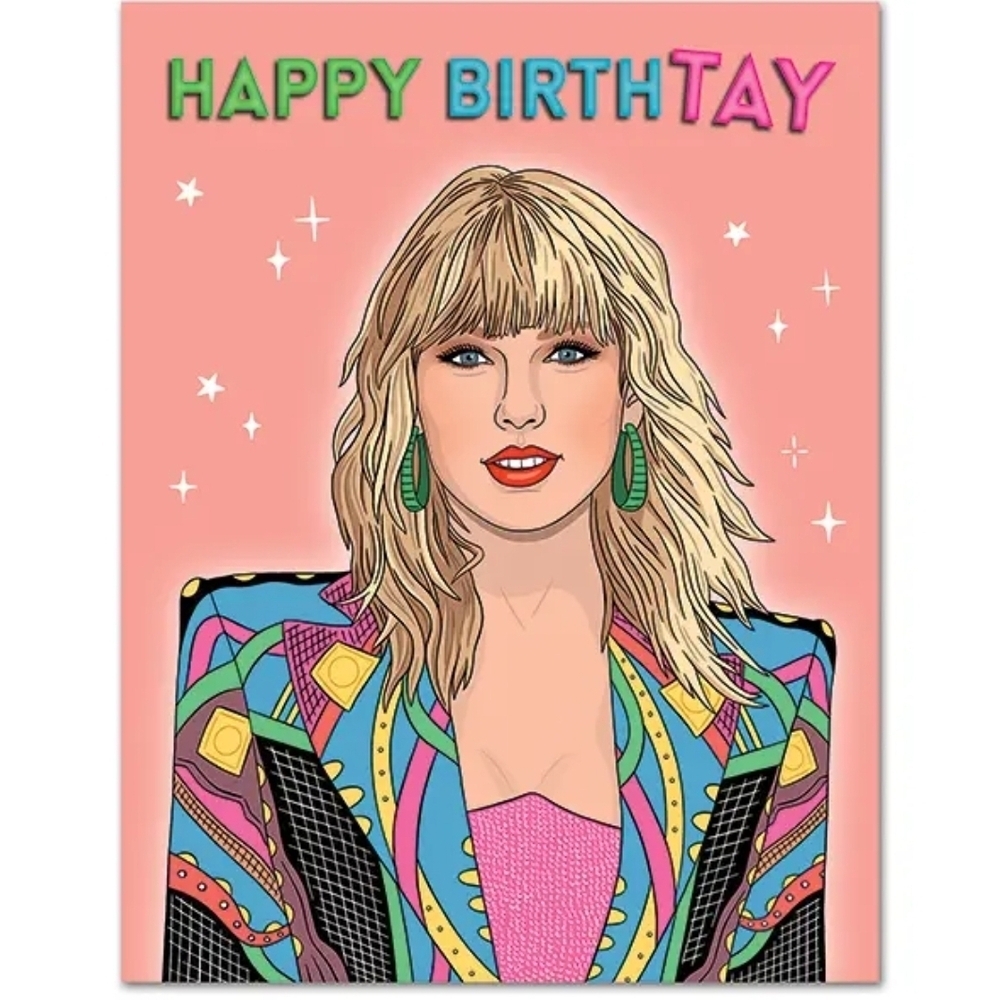 Taylor Lover Colorful Birthday Card